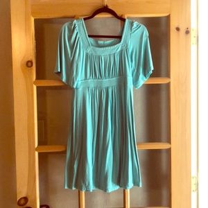 BCBG Teal Cotton Dress